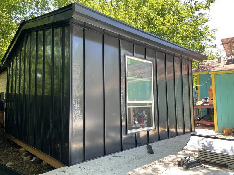 Black standing seam metal wall panels for Roof Inspection in Hernando